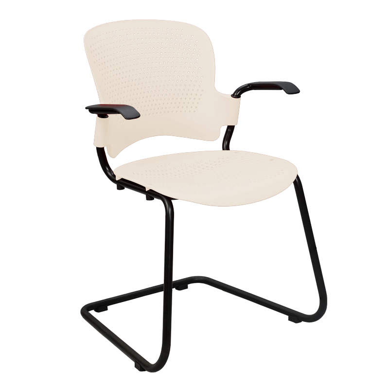 Creative office Chair Manufacturers - Syona Roots ergonomic back ivory office chair supplier